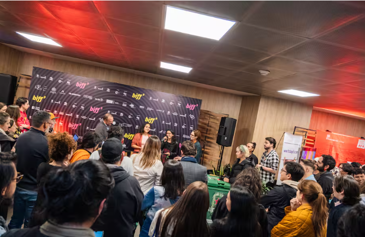 Asistentes del Festival Internacional de Cine de Bogotá en uno de los eventos de la edición del año 2023.
Foto: Cortesía Festival BIFF 2024